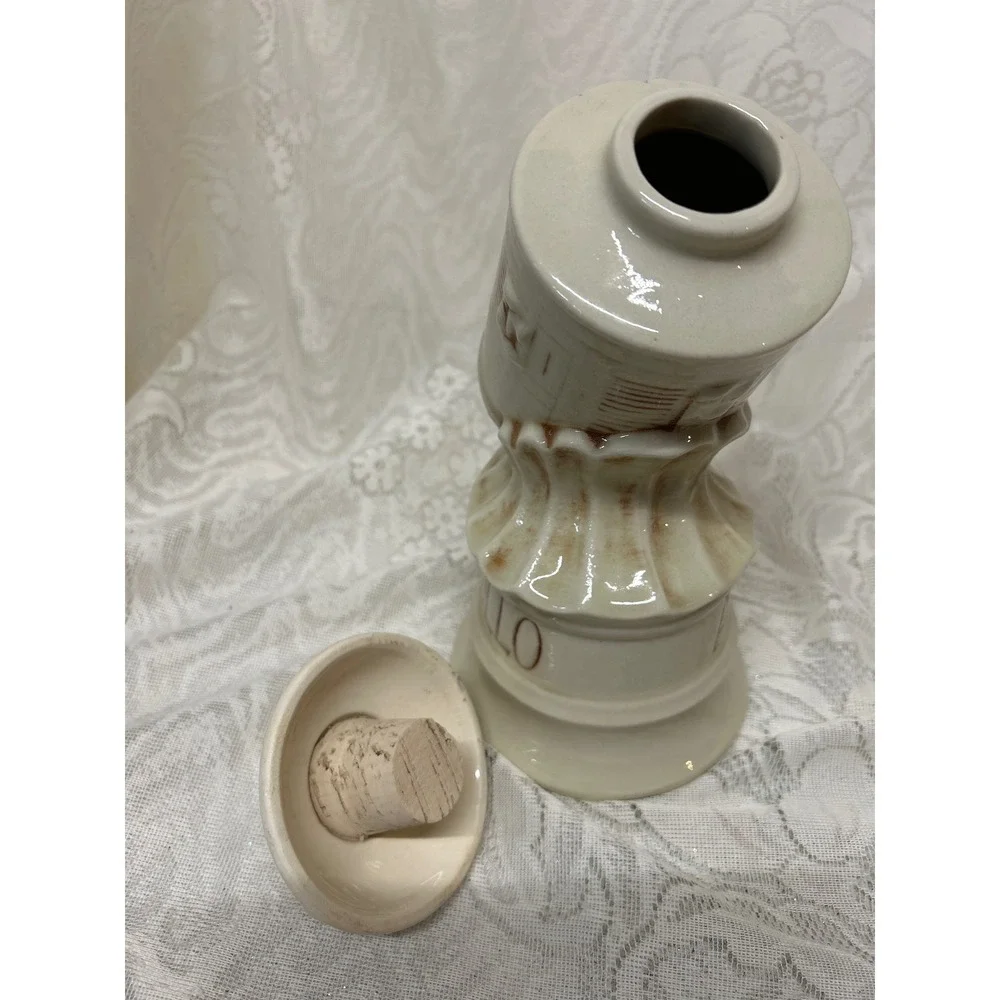 Vintage Thomas W‎ Sims Distillery Apollo Rocket Ceramic Decanter Space Mission